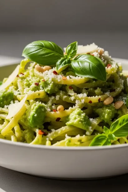 Avocado Pesto Pasta