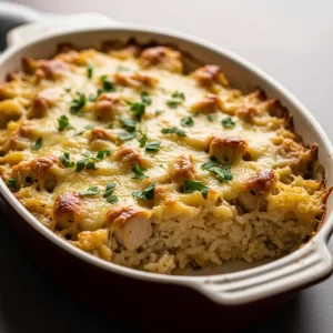Cozy Chicken and Rice Casserole