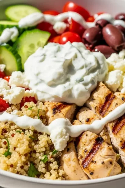 Greek Chicken Bowls