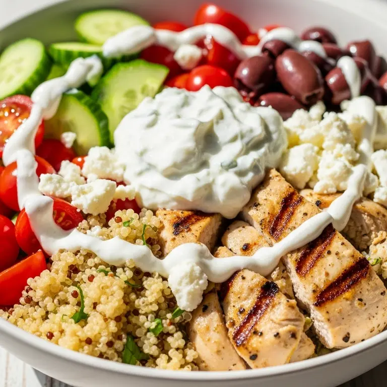 Greek Chicken Bowls