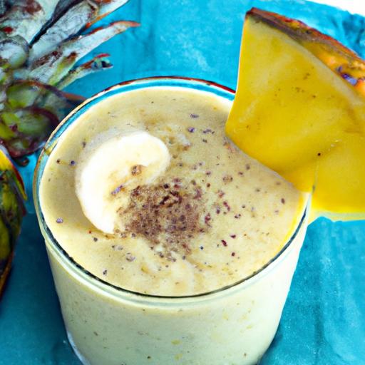 Tropical Bliss: The Perfect Pineapple⁣ Banana​ Coconut⁢ Smoothie