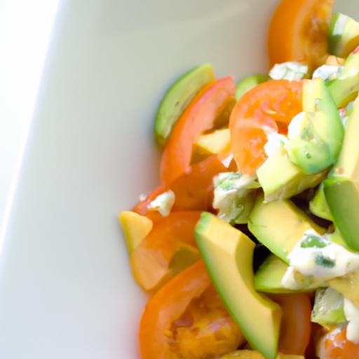 Refreshing Cucumber Tomato Salad with Creamy Avocado Twist