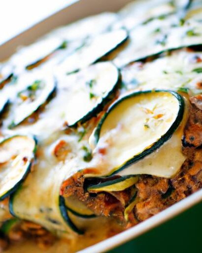 Zucchini Lasagna with Ground Turkey: A Healthy Twist