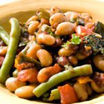 Hearty Baked Beans with Garden-Fresh Vegetables Delight