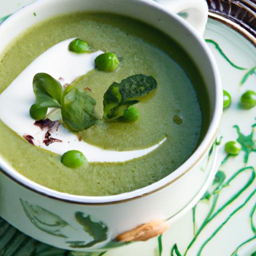 Fresh Spring Pea Soup with Mint: A Vibrant Seasonal Delight