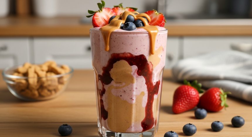 Peanut Butter & Jelly Smoothie