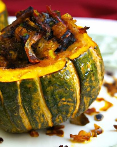 Deliciously Stuffed Baked Acorn Squash: A Flavorful Twist