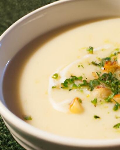 Velvety Cauliflower Potato Soup: Comfort in Every Spoonful