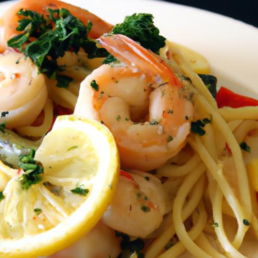 Zesty Lemon Garlic Shrimp Pasta: A Flavorful Seafood Delight