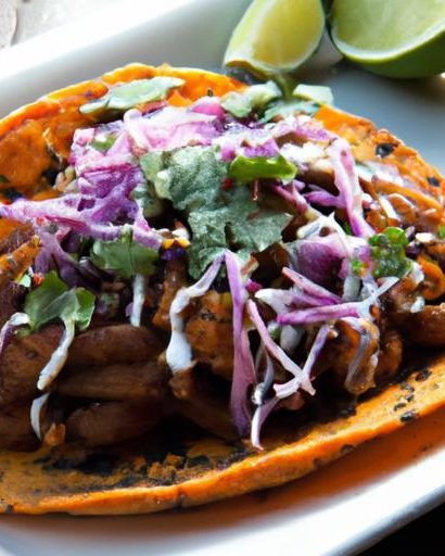 Bold & Bright: Sweet Potato and Black Bean Tacos Recipe