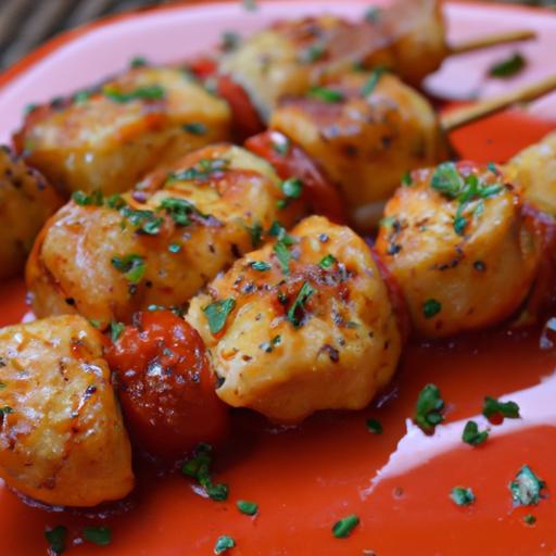 Savor the Flavor: Garlic Parmesan Chicken Skewers Recipe