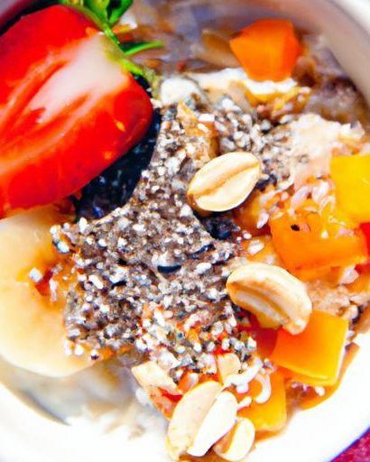 Energize Mornings: Overnight Oats with Chia & Fruit Delight