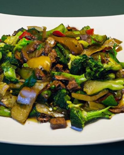 Savor Colorful Chicken and Veggie Stir-Fry with Rice Delight