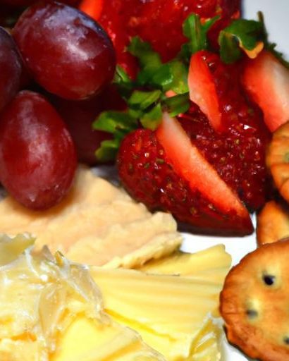 Savor the Perfect Pair: Cheese, Crackers & Fruit Skewers